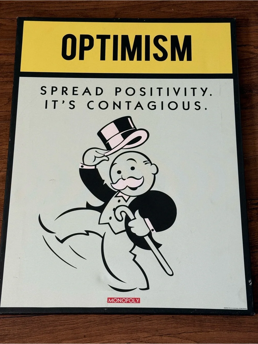 IKONICK Monopoly Board Game - Optimism - Official IKONICK Art Canvas 18x24